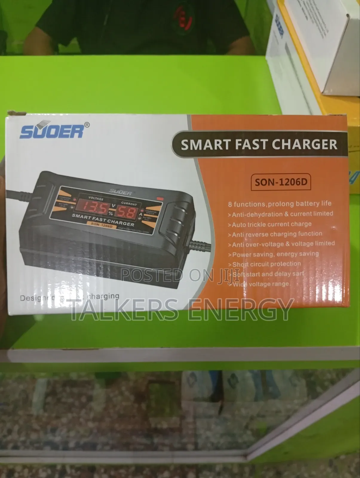Battery Suoer Charger Son -12v 6a