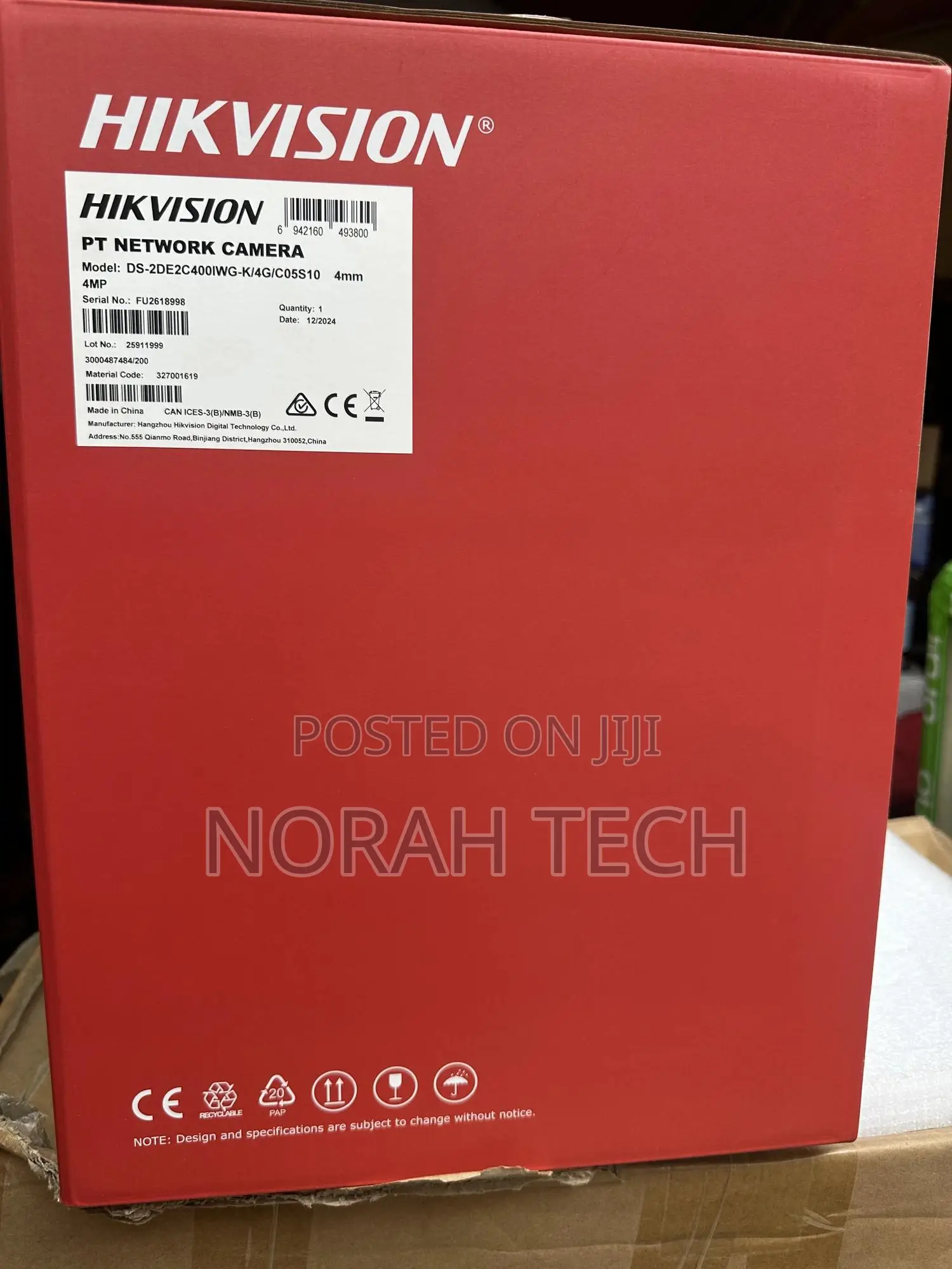 Hikvision 4mp 4g Solar PTZ Camera