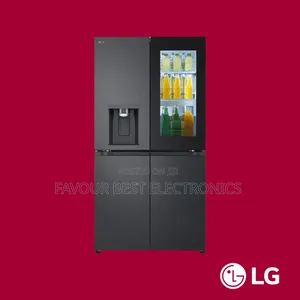 New Lg Knock Knock Side by Side Fridge (671l) Ice Dispenser