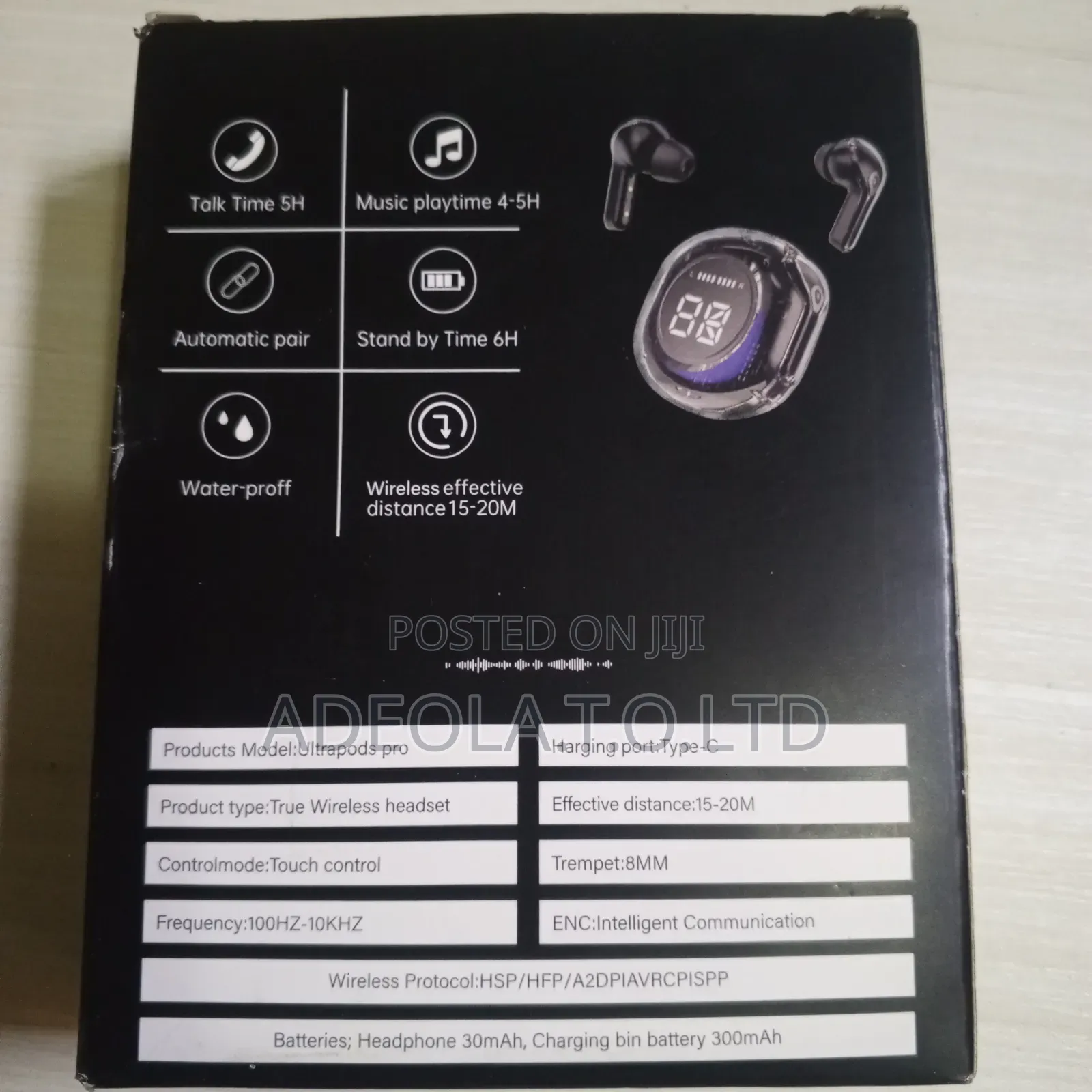 Ultra Pods Pro Bluetooth