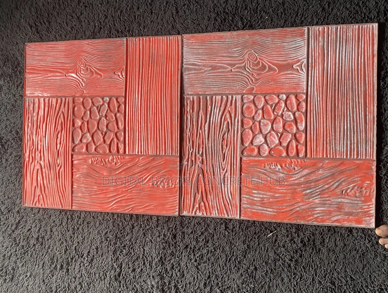 Daily Rental N04 Wood and Stone Mat