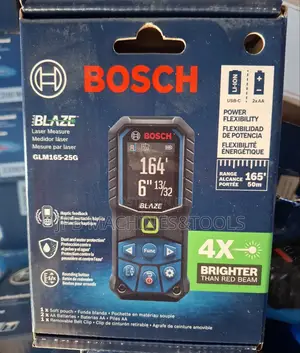 Glm 165-25g Bosch Green Laser Tape 50 Meters / 165 Ft