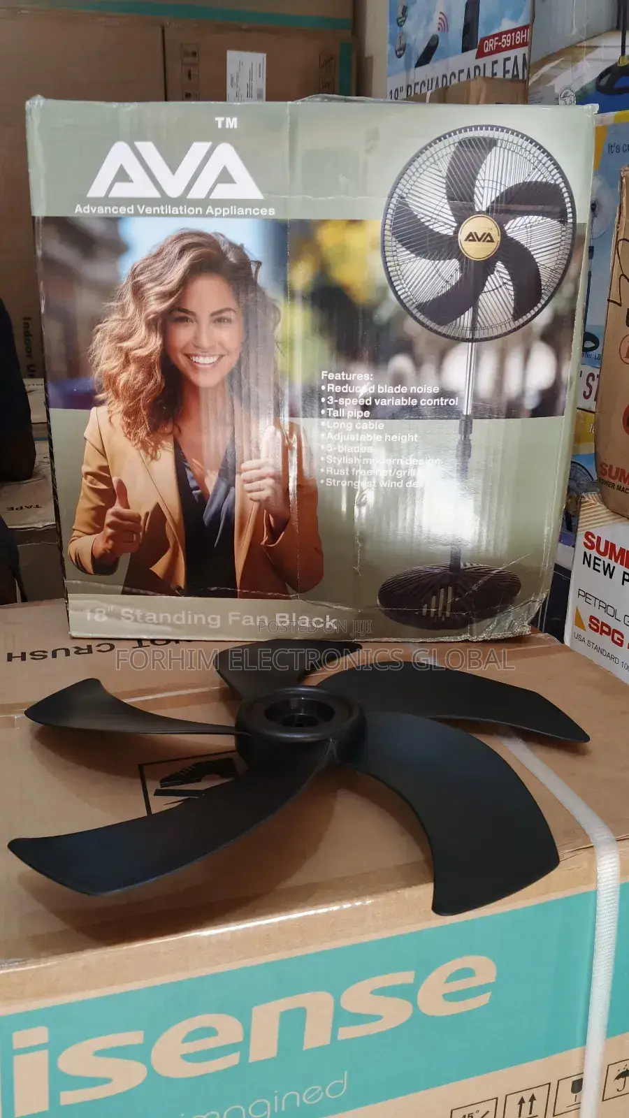 Ava (5-Blade)Standing Fan