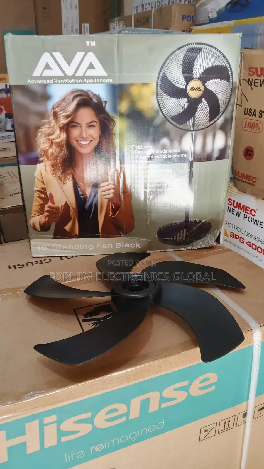 Ava (5-Blade)Standing Fan