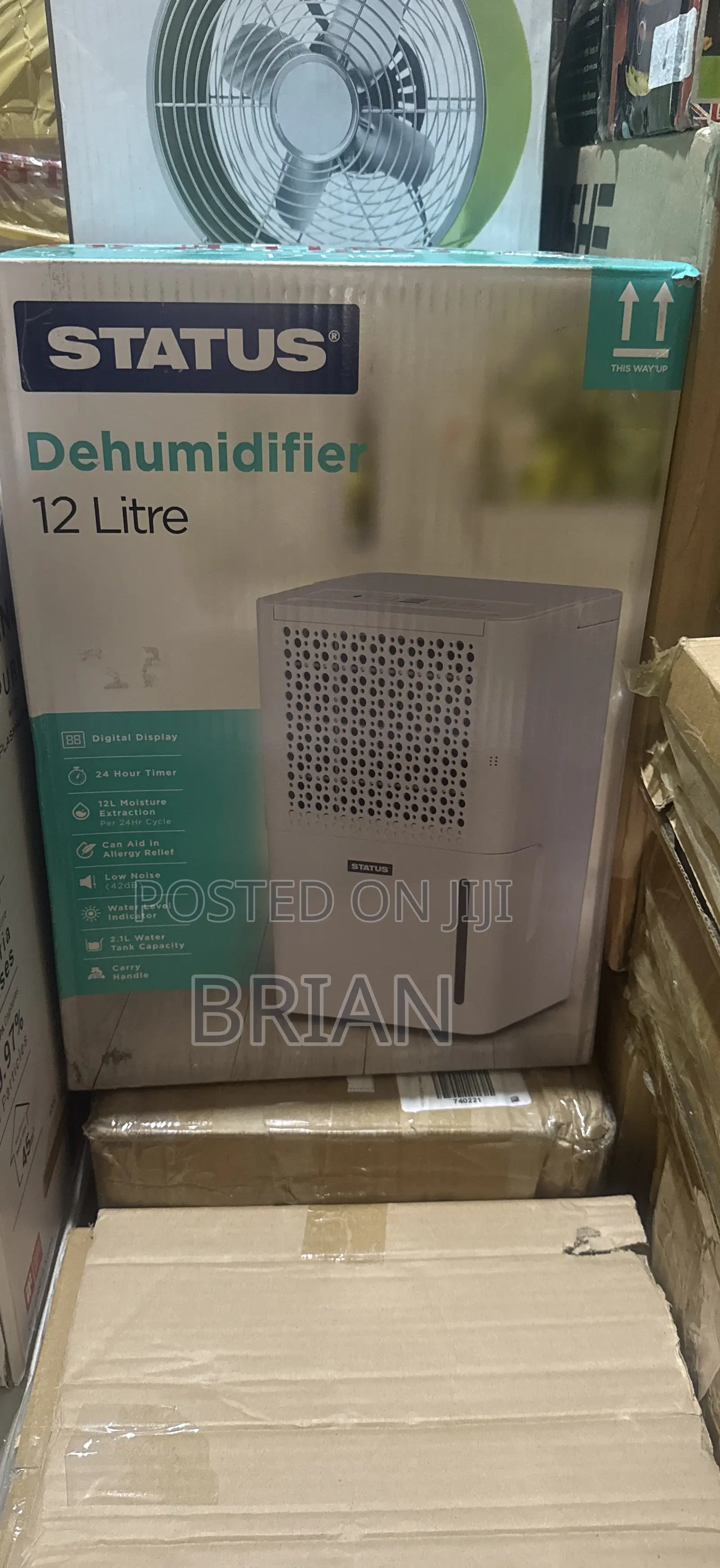 Status Dehumidifier 12l