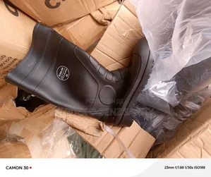 Black Safety Rainboot