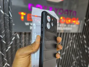 Redmi Note 14 5g Case Soft Plain Black Back Case
