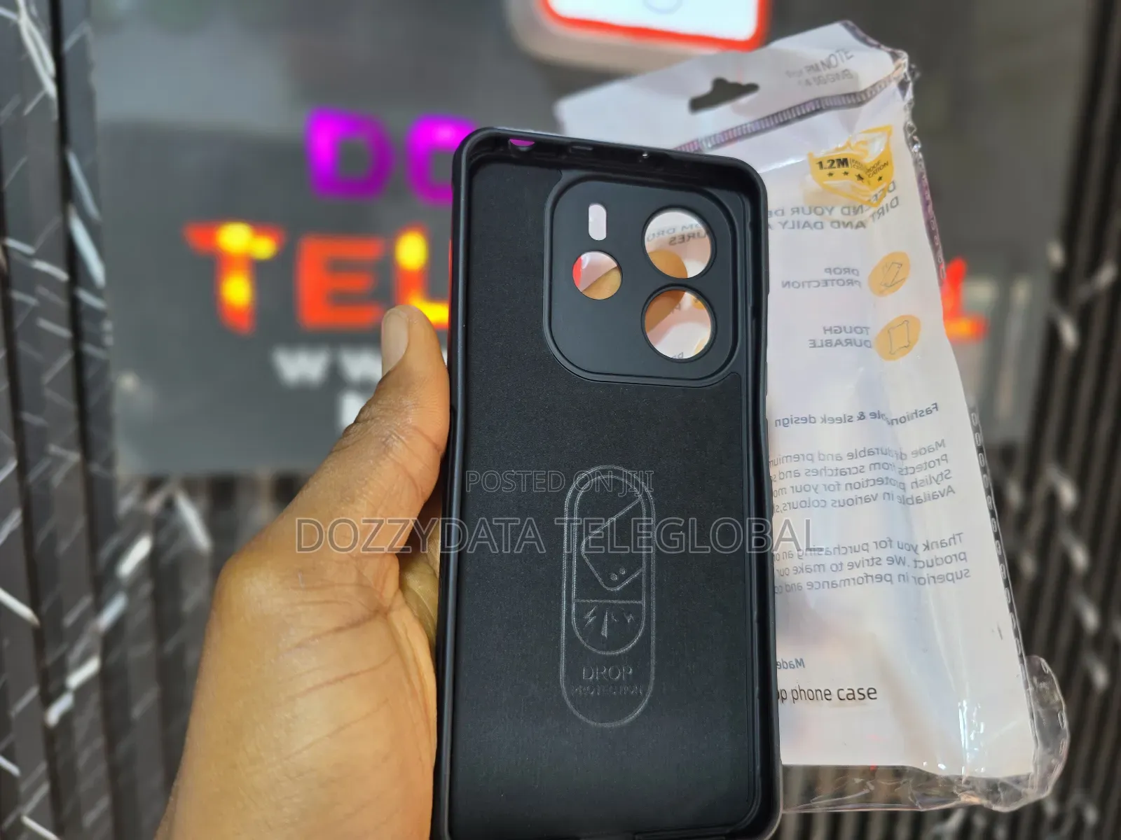 Redmi Note 14 5g Case Soft Plain Black Back Case