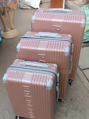 Set of 3 Rg Polo Good Plastic Travelling Luggage Boxes