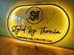Oval Shape Indoor Signage