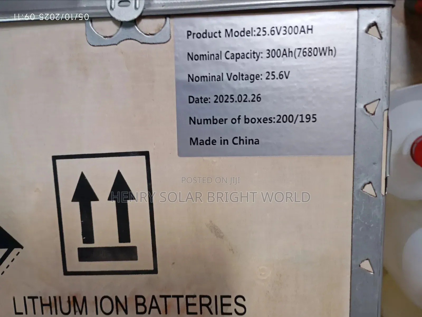 SMS 7.6kwh 25.6v Lithium Battery