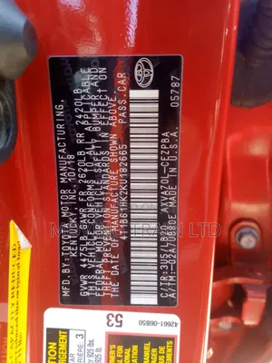 Toyota Camry XSE (2.5L 4cyl 8A) 2019 Red