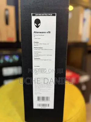 New Laptop Dell Alienware X16 R2 32GB Intel Core Ultra 9 SSD 1T