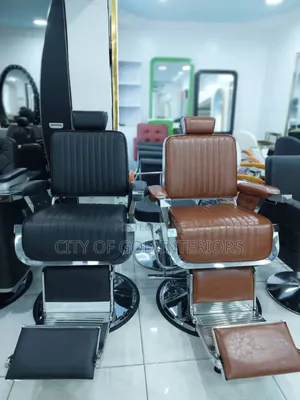 Imported Exclusive Salon Chair With Footrest and Head Rest