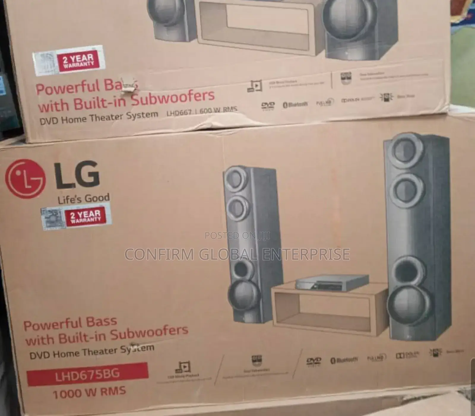 Powerful LG 1000watts Home Theater System