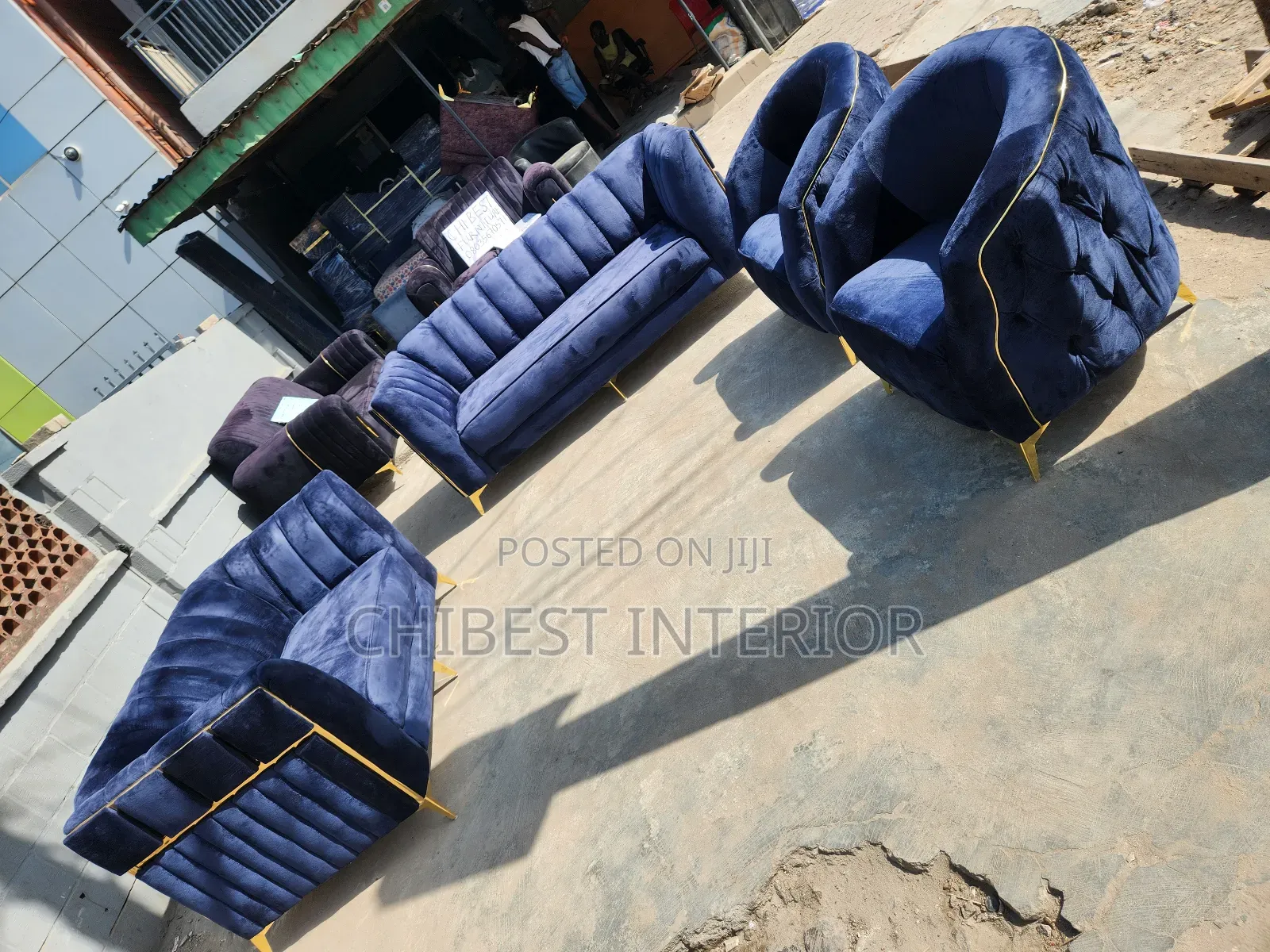 Padded Brand New Seven Seaters Chairs.