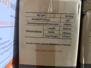 GBM Deep Cycle Gel Battery 12v 100ah