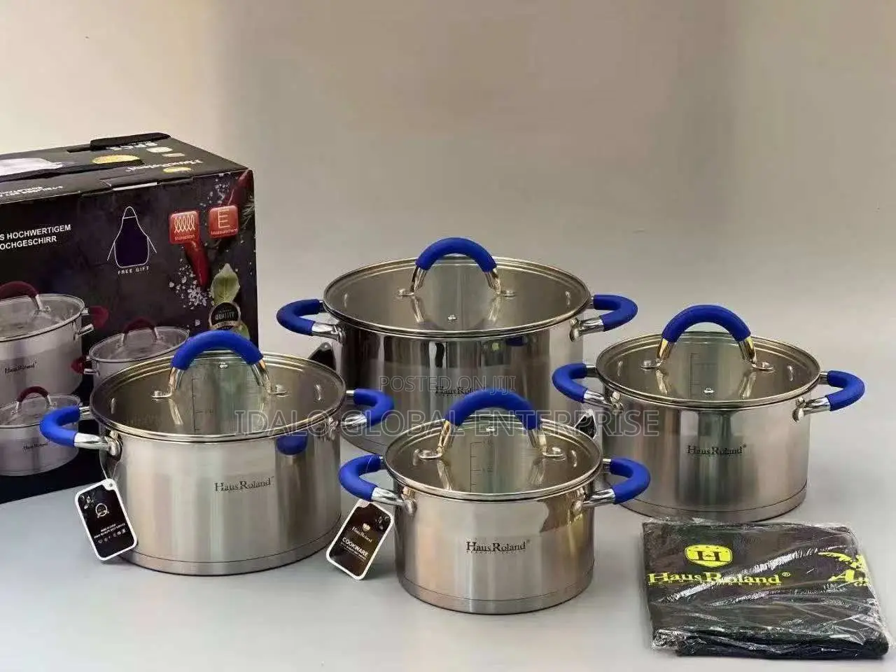 Stainless Steel Cooking Pot Set