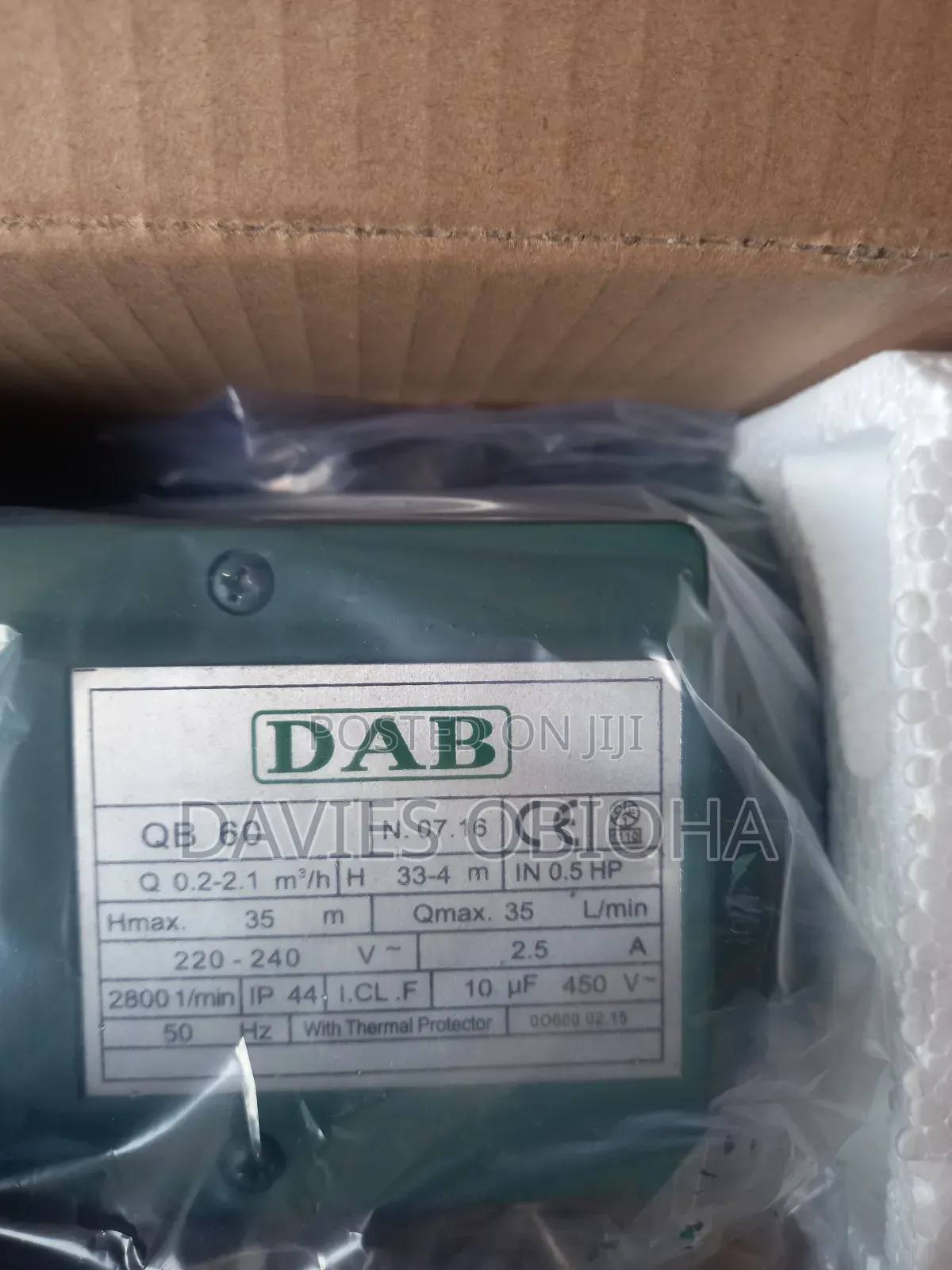 0.5hp Dab Surface Pump