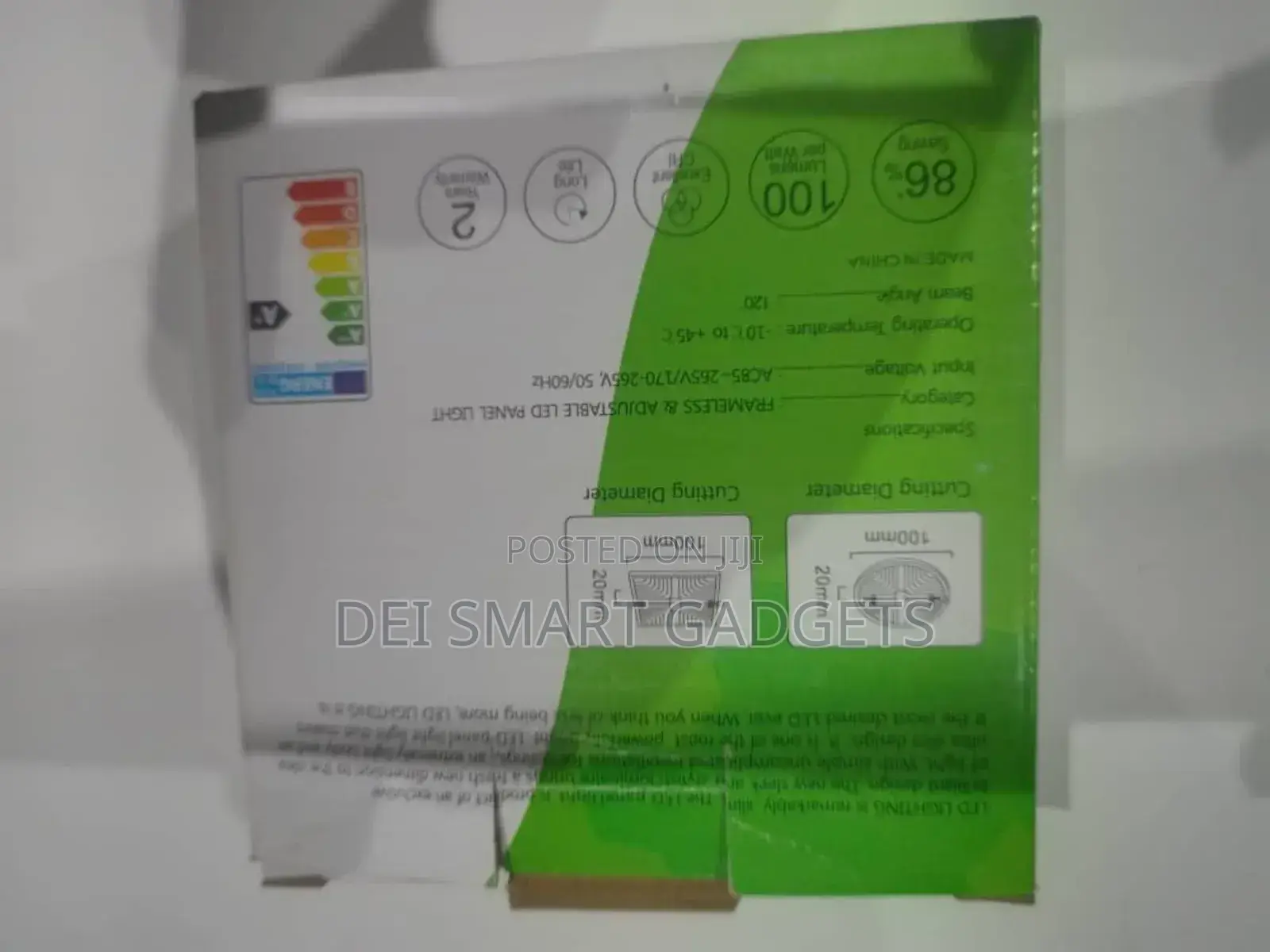 Frameless Adjustable Led Panel Light 18w