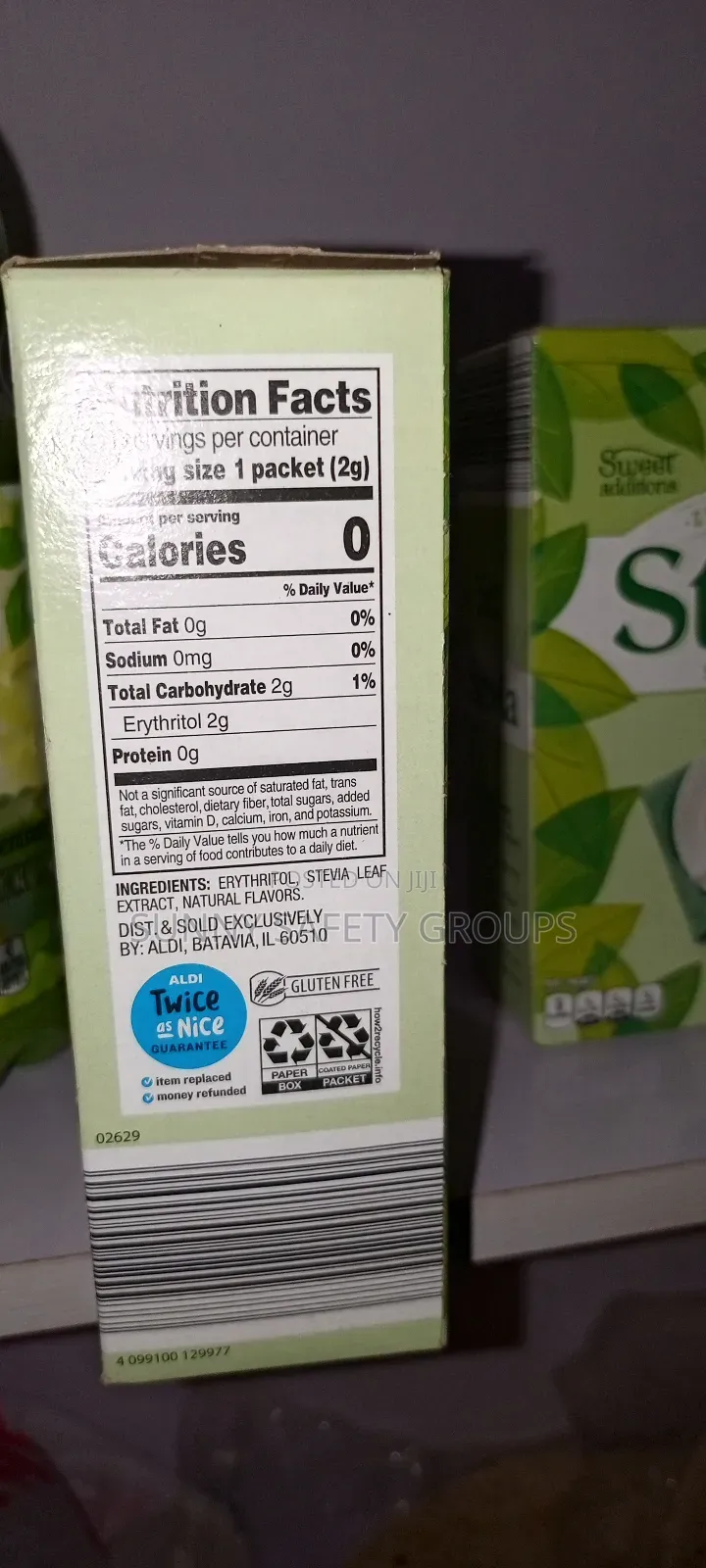 Stevia Sweetener, Sugar Replacement, Keto, Diabetes Friendly