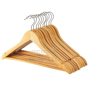 10pcs Set Of Wooden Cloth Hanger