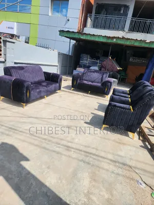 Luxury Padded Sofa Fabric Chairs.