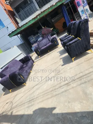 Quality Padded Upholstery Sofa Fabric Chairs