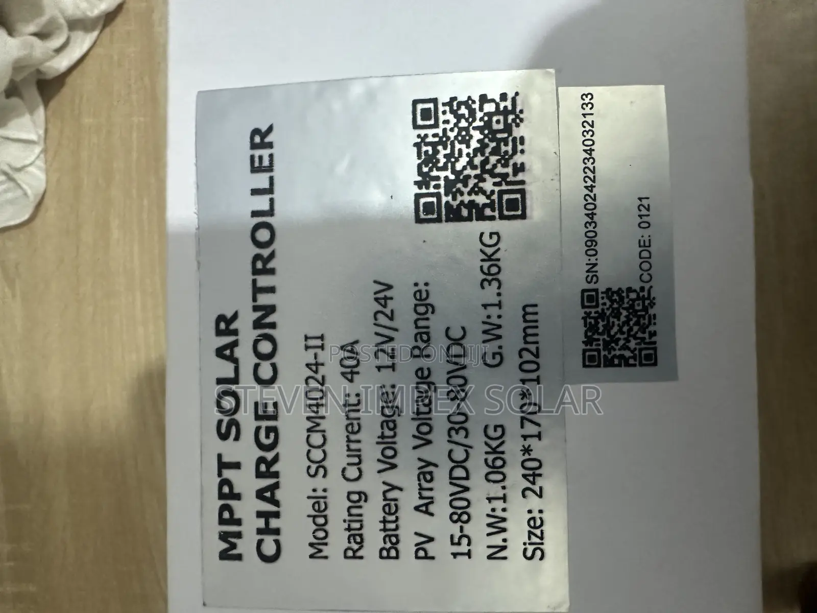 Felicity Solar Charger Controller MPPT 4024