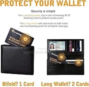 Usa Ultrashang 2pcs Rfid Blocking Card, Fuss-Free