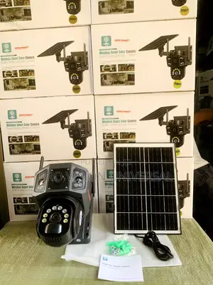 Solar Camera V380 3lens 8maga Pixel Also Has Motion Detector