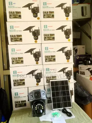 Solar Camera V380 3lens 8maga Pixel Also Has Motion Detector