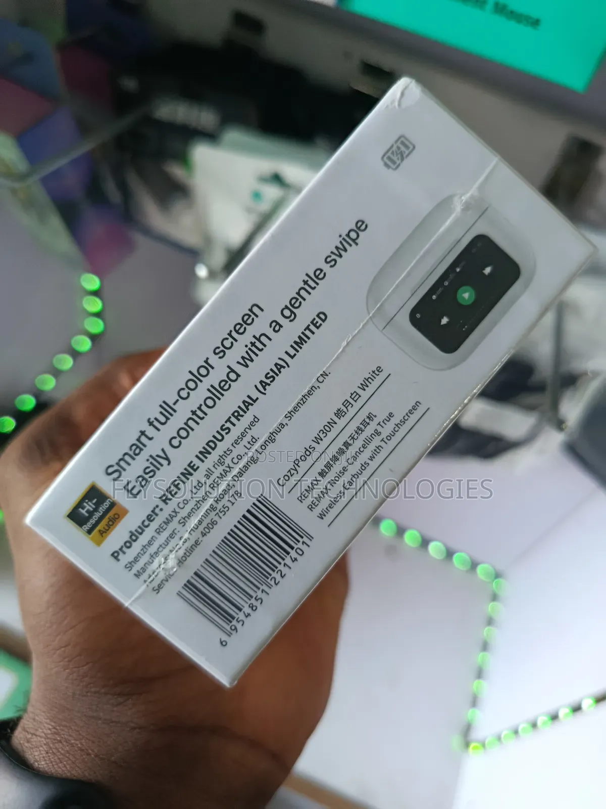 Remax Anc Earbuds - Smart Full-Color Screen Display