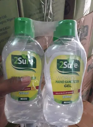 A Carton of 250ml Gel 2sure Hand Sanitizer (24pieces)
