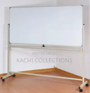 Magnetic White Board and Rolling Stand.