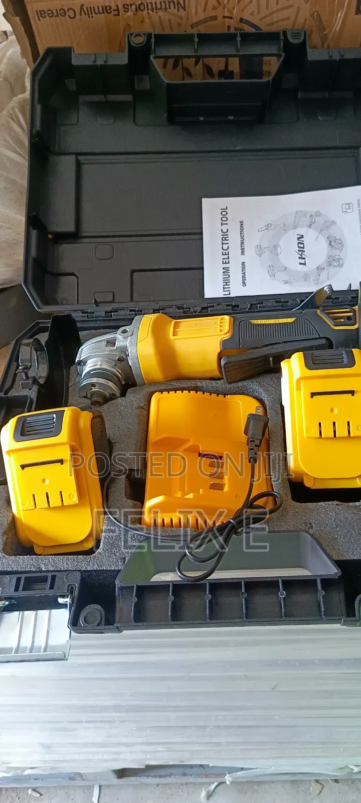 Cordless Handheld Angel Grinding Machine
