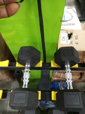 8kg by Two Hexagon Dumbbells