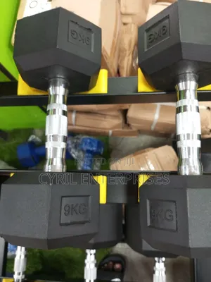 9kg by Two Hexagon Dumbbells