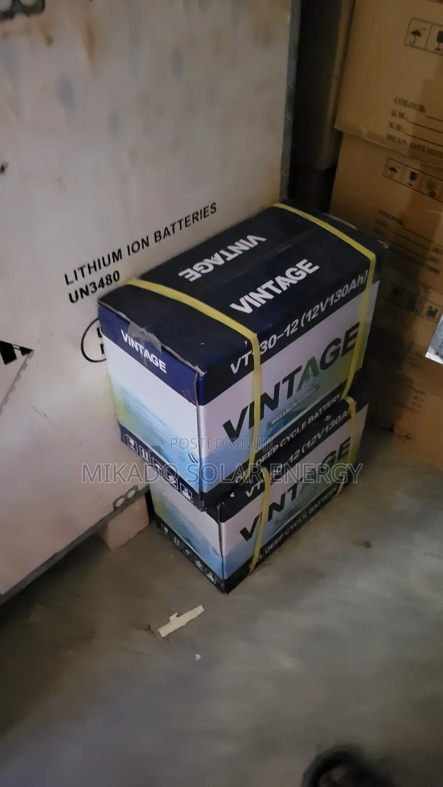 130ah 12v Vintage Deep Cycle Gel Battery /Dry Cell