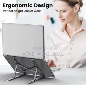 Adjustable Aluminum Alloy Laptop Stand Foldable Notebook