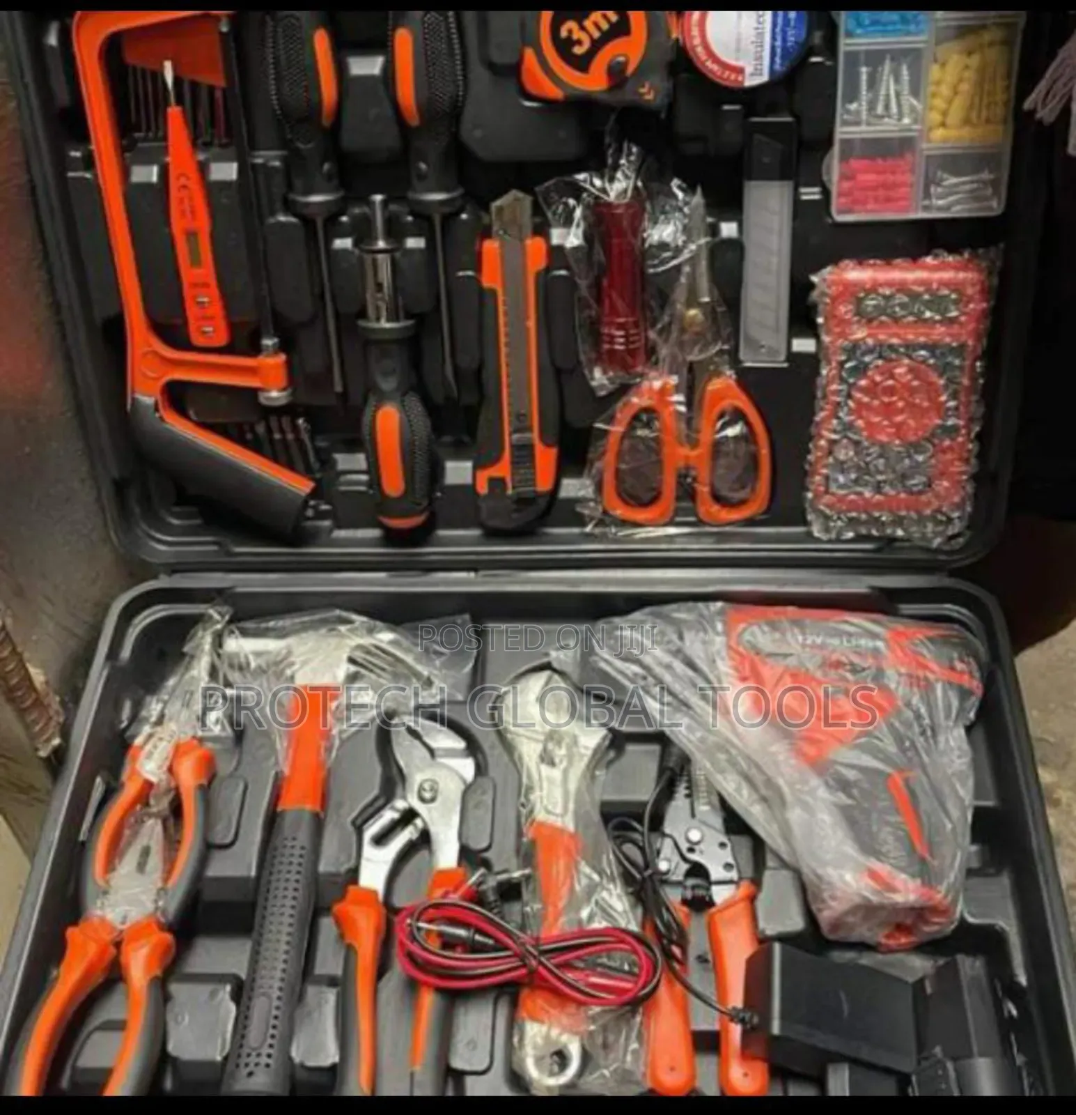 Electrical Tools Box With Cordless Drilling Machine