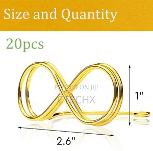 Place Card Holders for Table 20pcs Table Number Holder. Gold