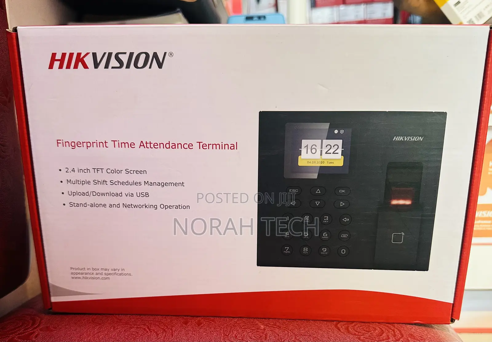 Hikvision Time Attendance Terminal With Battery Backup