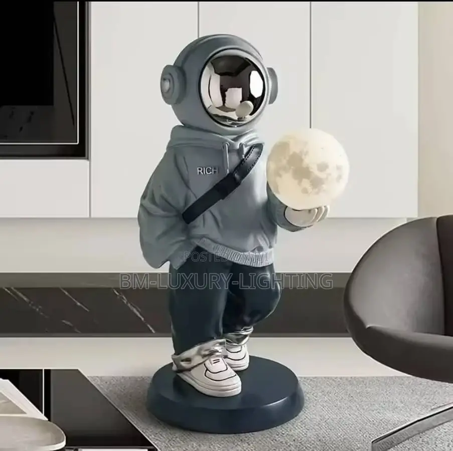 Led Large Size Astronaut Human Sculpture