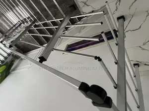 Square Aluminum Handrail Sliver and Gold