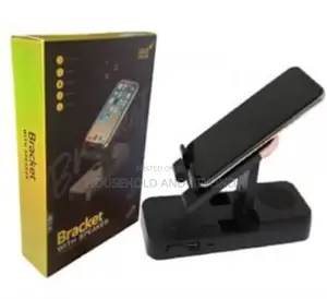 Phone Holder Bracket With Bluetooth Speaker