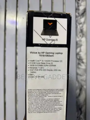 New Laptop HP Victus 15 16GB Intel Core I5 SSD 512GB
