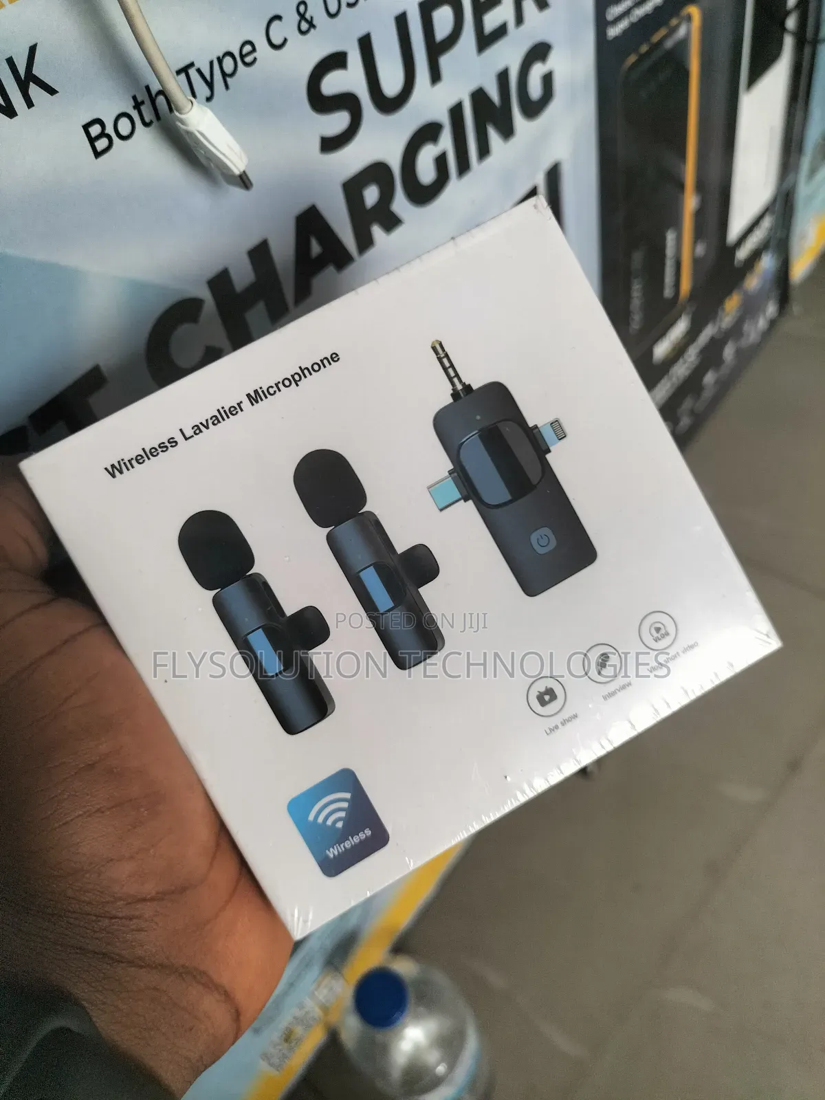 3 in 1 Wireless Lavalier Microphone