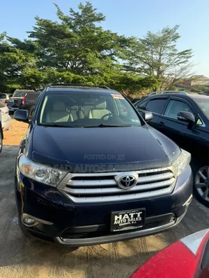 Toyota Highlander Limited 2012 Blue