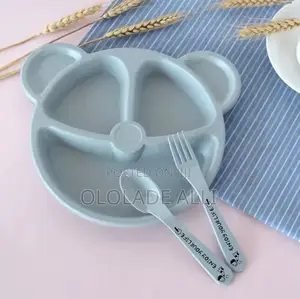 3-Piece Cute Divided Dining Plate